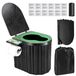 Toilette de camping pliable et portable