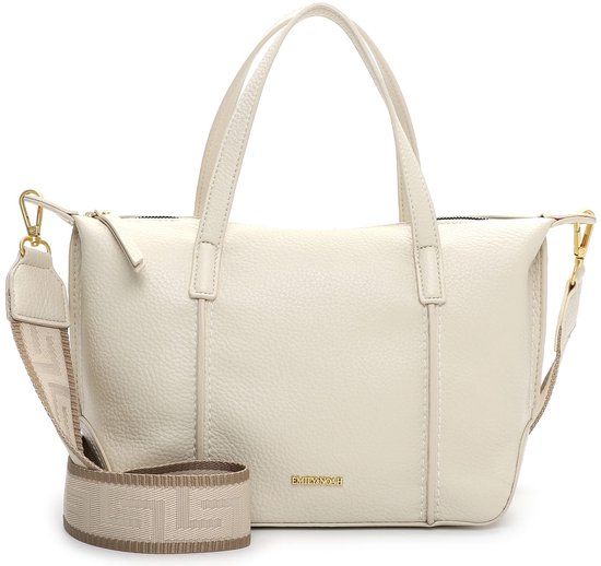 Emily & Noah Shopper E&N Julie (65603) - Dames handtassen - beige 400
