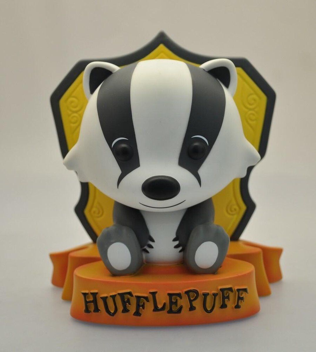 Plastoy Harry Potter - Hufflepuff Chibi Money Box - Black - Plastic - 2022