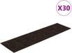 vidaXL - Trapmatten - Zelfklevend - 30 stuks - 76x20 cm - Donkerbruin - Rechthoekig