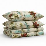 Tribeca Living PARAISL4PSSKI Extra Deep Pocket Sheet Set, Koning, Paradise Island Multi