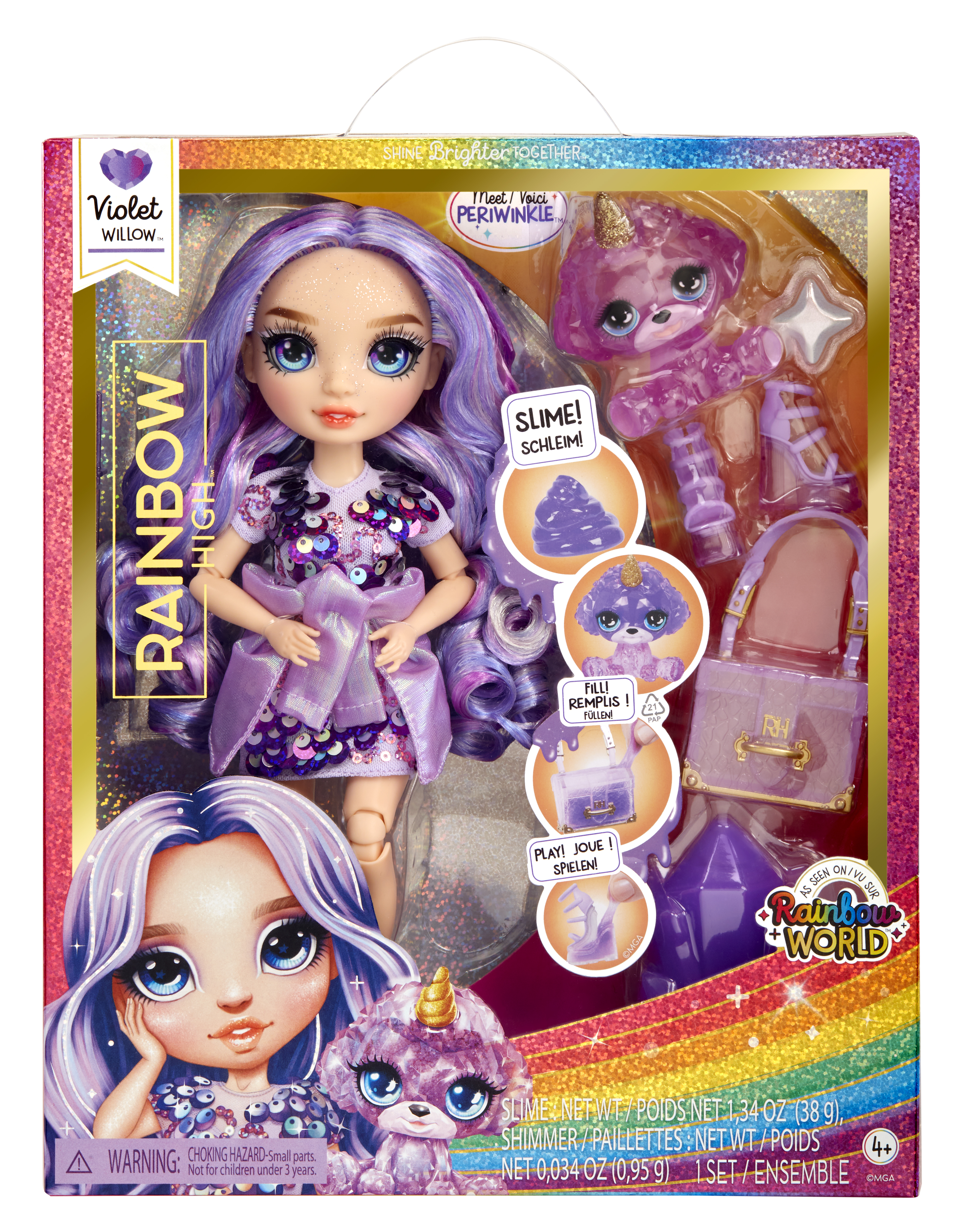 MGA Entertainment Klassieke Rainbow High-modepop - Violet (paars)