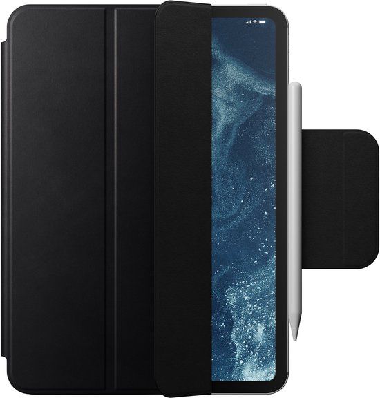 Nomad Lederen Folio Hoesje iPad Pro 11 (M4-M5) – Zwart
