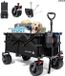 Chariot de plage pliable avec pneus gonflables - Chariot de plage - Chariot de plage - Transport