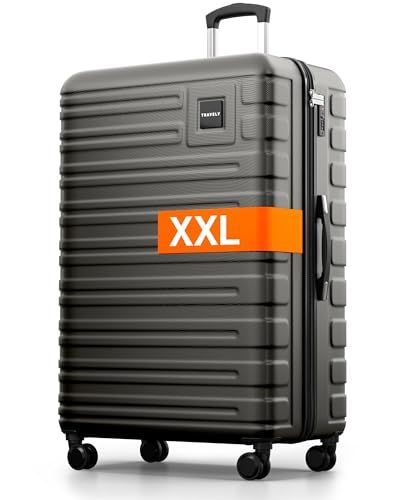 Koffer XXL Koffer 87cm - 150 liter intern volume - zeer robuuste hardschalige koffer met zachte wielen & TSA-slot, reiskoffer, koffer & trolley, reiskoffer met wielen