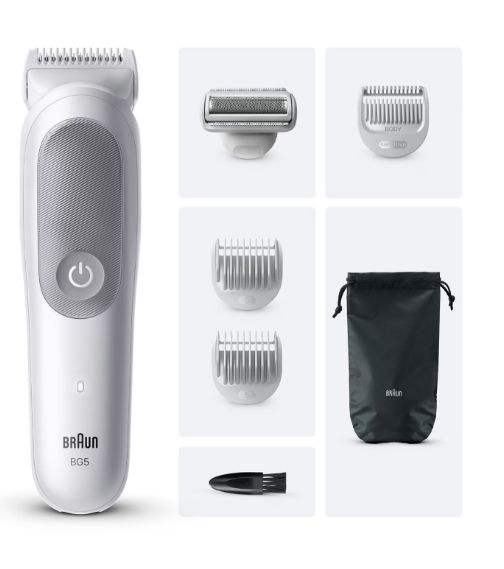 Braun Series 5 BG5550 Body Groomer - Wet & Dry - Grey