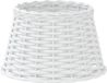 vidaXL Lampenkap Ø38x23 cm wicker wit