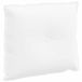 vidaXL Coussin de dossier blanc tissu 60 x 19 x 50 cm