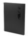MILAN® Cahier A4 à spirale et couverture rigide, papier quadrillé, 80 feuilles de 95 g/m², collection Shadow noir