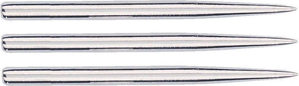 Bulls Steel Dart Grip Points Silver - 34mm