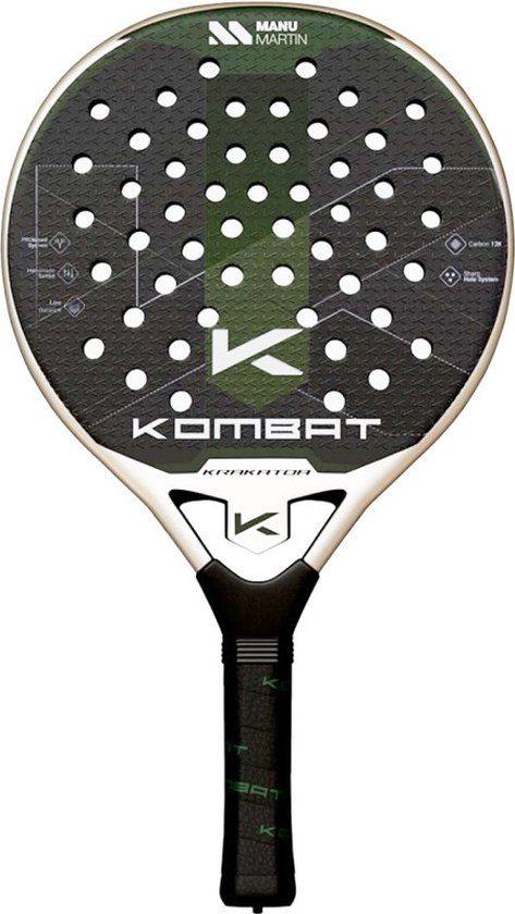 Kombat Krakatoa - 12K (Rond) - 2025 padel racket + RUGZAK