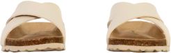 JP Chaussures Alto sandales en cuir dames sandales plates beige taille 36