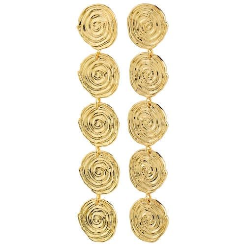 PILGRIM gold plated oorbellen Air