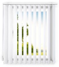 time4blinds - Verticale lamellen - 160x250 cm - Klassiek wit