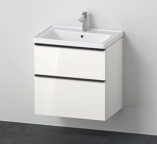 Duravit D-Neo Badkamermeubelset met wastafel - 65cm - Wit Hoogglans