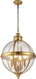 Feiss LED Kroonluchter | 4X E14 Max 60W | Dimbaar | Burnished Brass