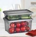 Vip Ahmet: Conteneur de conservation, organisateur, conteneur de rangement, boîte de conservation, boîtes de conservation, gris-transparent, 2,8 litres