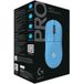 Logitech G PRO X SUPERLIGHT 2 - Limited Edition - muis - gaming - optisch - 5 knoppen - draadloos - 2.4 GHz - USB Logitech LIGHTSPEED-ontvanger - cyaanblauw