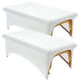 Merkloos Set van 2 Wasbare Overtrekken voor Massagetafel