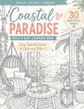 Cozy Tropical & Coastal Coloring Book