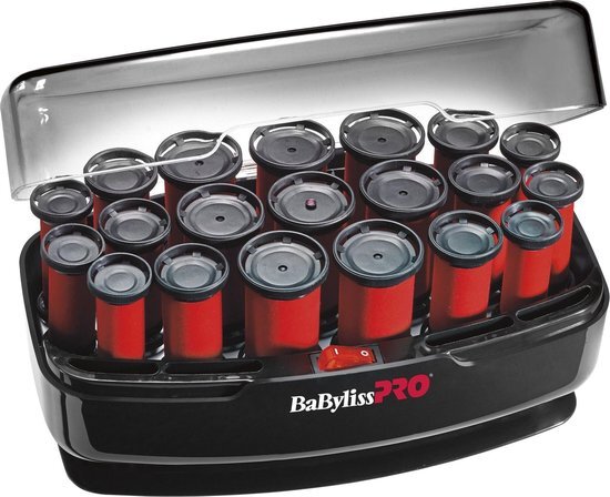 BaByliss Krulset 20 - 20 rollers zacht fluwelen bekleden zwart 300W