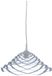 Homemania HOMAX_4251 hanglamp Ara wit van metaal, kunststof, 40 x 40 x 70 cm