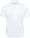 OLYMP Level 5 24/Seven Body Fit Chemise Manches Courtes Blanc Tricot Facile à Repasser Tour de Cou 40