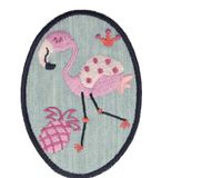 HKM 10232828 patches, blauw, 68 mm x 73 mm
