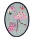 HKM 10232828 patches, blauw, 68 mm x 73 mm
