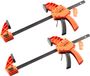 VEVOR 2 X Klemmen voor Houtbewerking 30,48 Cm Koolstofstalen Klem Met ééN Hand