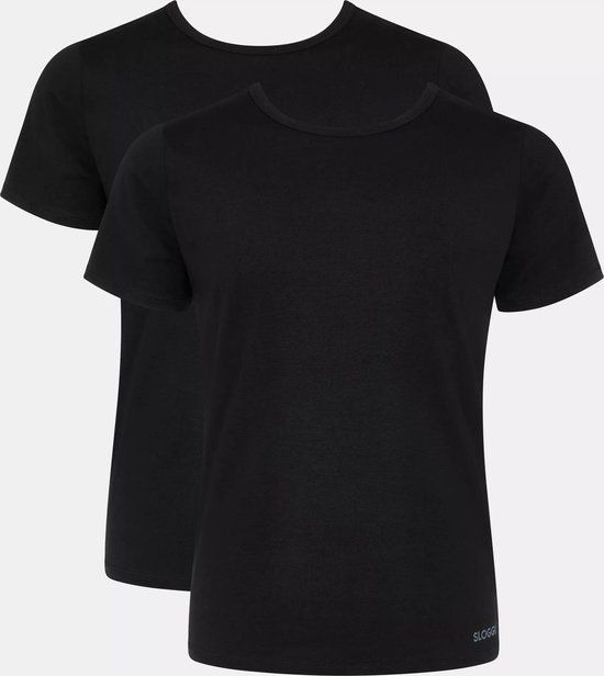 Sloggi Men GO ABC 2.0 O-Neck 2P - Black - Size M