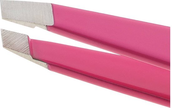 Tweezerman Pincet Schuine Punt Roze