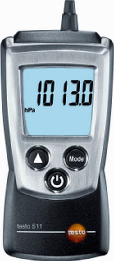 TESTO TES drukverschilmeter 510, dig, meetbereik 300 - 1200mbar