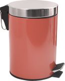 MSV Pedaalemmer - Metaal - Terracotta - 3 liter - 17 x 25 cm