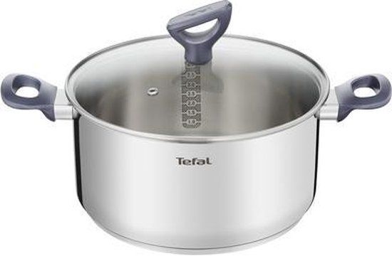 Tefal G7124414 steelpan 2,5 l Rond Roestvrijstaal