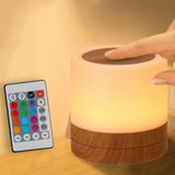 Merkloos Nachtlampje voor de kinderkamer, USB-oplaadbare mini-bureaulamp, RGB-nachtlampje met instelbare helderheid, aanraakgevoelig draadloos nachtlampje, draagbaar nachtlampje, geschikt voor slaapkamers en woonkamers.