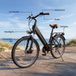 StarTech Elektrische fiets voor volwassenen - geschikt voor zowel terrein als stadsgebruik - 250 W - 36 V 13 Ah lithium-accu - snelheid maximaal 25 km/u - zwart