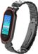 Strap-it Bracelet en acier - convient pour Xiaomi Mi Band 5 / Mi Band 6 - noir