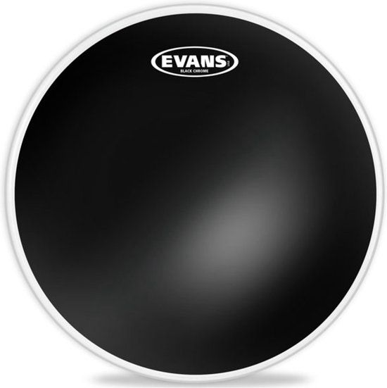 Evans zwart Chrome TT12CHR, 12", Tom Batter - Tom vel