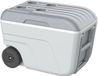 EDA Grote koelbox Glacieres - 52 L - kunststof - grijs - 59 x 36 x 42 cm - met wieltjes