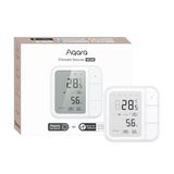 Aqara Thermostat de chambre Thread/Zigbee W100, Surveillance Temp/Humidité, Sans fil, Contrôle CVC à distance, 3 boutons personnalisables, Matter, Homekit, Fonctionne avec Apple Home, Alexa, Google