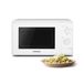 Panasonic NN-E20JWMEBG Magnetron met Glazen Draaiplateau, 20 l, 800 W, Ontdooistand, 5 Vermogensstanden, Timer, Wit