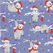 Cadeaupapier Creativ Company Inpakpapier, paars, Luiaard, B: 50 cm, 80 gr, 100 m/1 rol