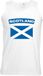 Bellatio Decorations Shoppartners Bv Schotland singlet shirt/ tanktop met Schotse vlag wit heren L