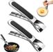 2 stuks - Pince anti-brûlure - Pince à bol - Pince à assiette - Pince de cuisine - Pince en acier inoxydable - Pince pour friteuse à air - Pince pour plats chauds - Convient pour bols et casseroles chauds - Convient pour friteuses à air, micro-ondes, fours, etc.
