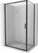 Mexen Exo cabine de douche coulissante 160 x 120 cm, transparent, noir