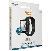 PanzerGlass - Schermbeschermer voor Apple Watch Hermès Series 9, SE 3, Series 10, Series 11, Series 8, Series 9 - Volledige behuizing - Glas - Zwart