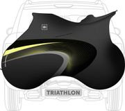 Velosock Endurance Triathlon Fietshoes - Geel/Zwart