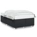 vidaXL Bedframe Kunstleer Zwart 140x190 cm