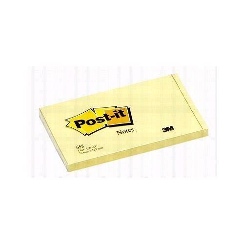 Post-it Notes Yellow, 76x127mm